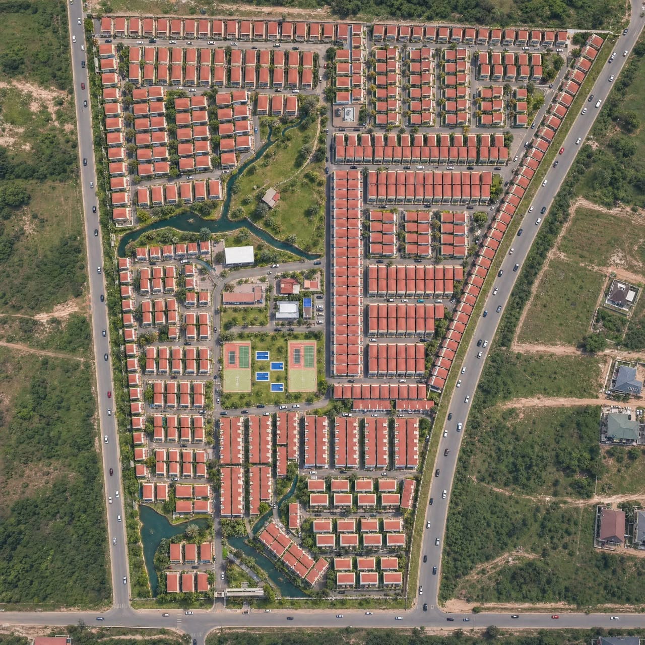 Mivi Homes aerial view